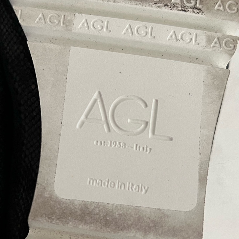 Agl Pointy Reptile Print Leather Pointy Sneaker S… - image 7